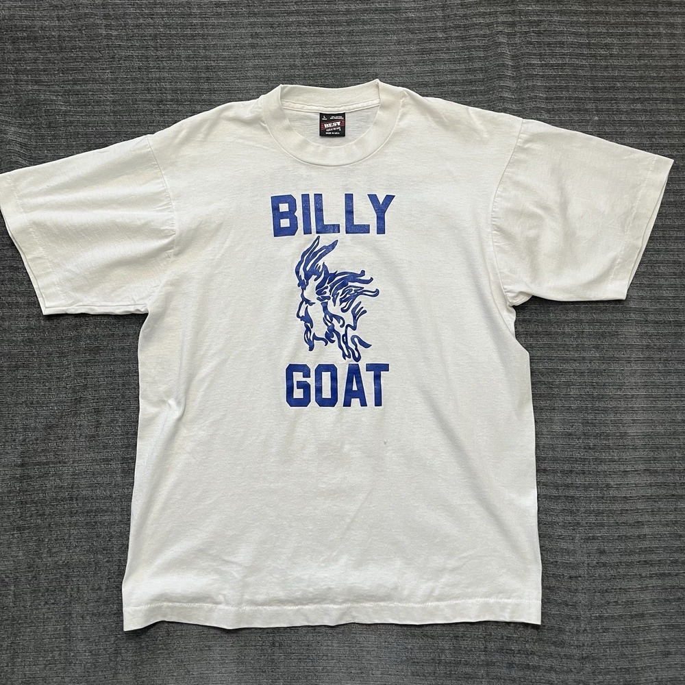 Vintage SNL Billy Goat Tavern Tee Shirt "Cheeburger" Chicago Single Stitch Lg